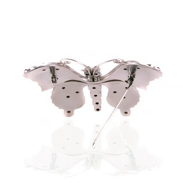 vintage butterfly brooch