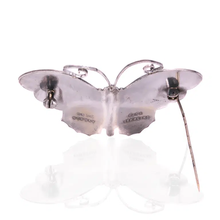 David Andersen butterfly brooch
