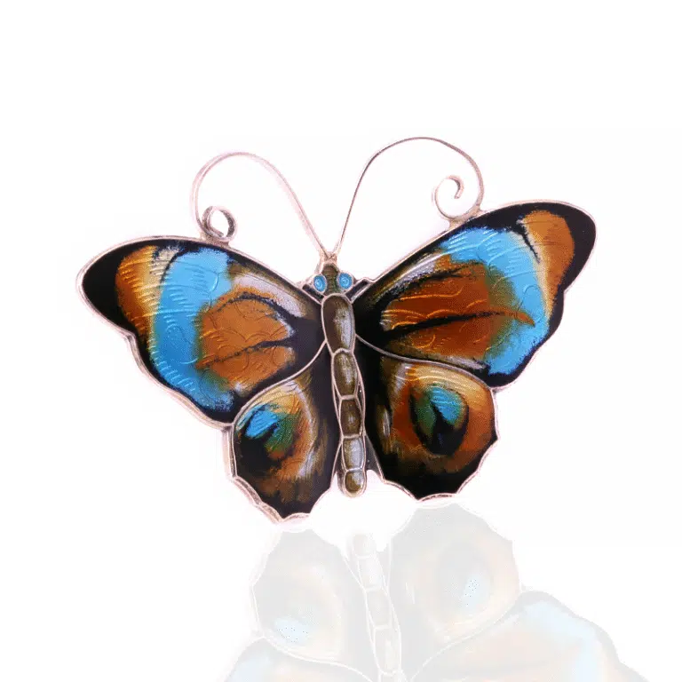 David Andersen butterfly brooch