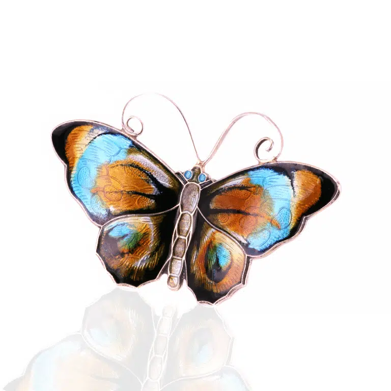 David Andersen butterfly brooch