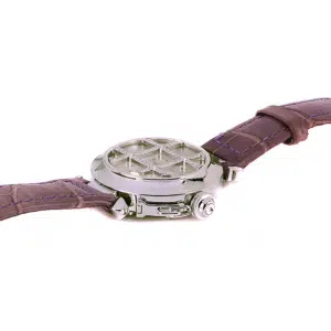 18 Carat Gold Cartier Pasha Diamond Grille Watch