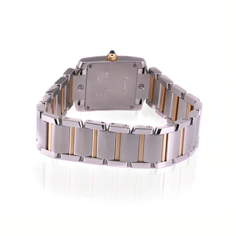 18 carat and steel Cartier Tank Francaise 2384
