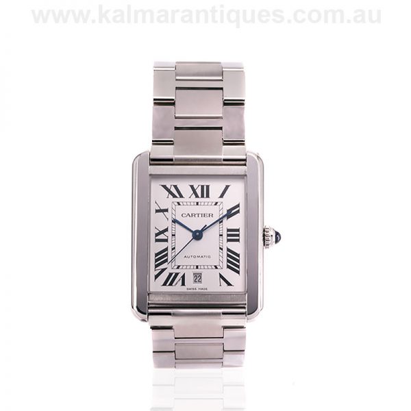 Automatic Cartier Tank Solo XL with box 