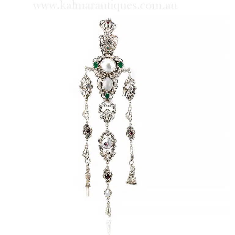 Antique chatelaine