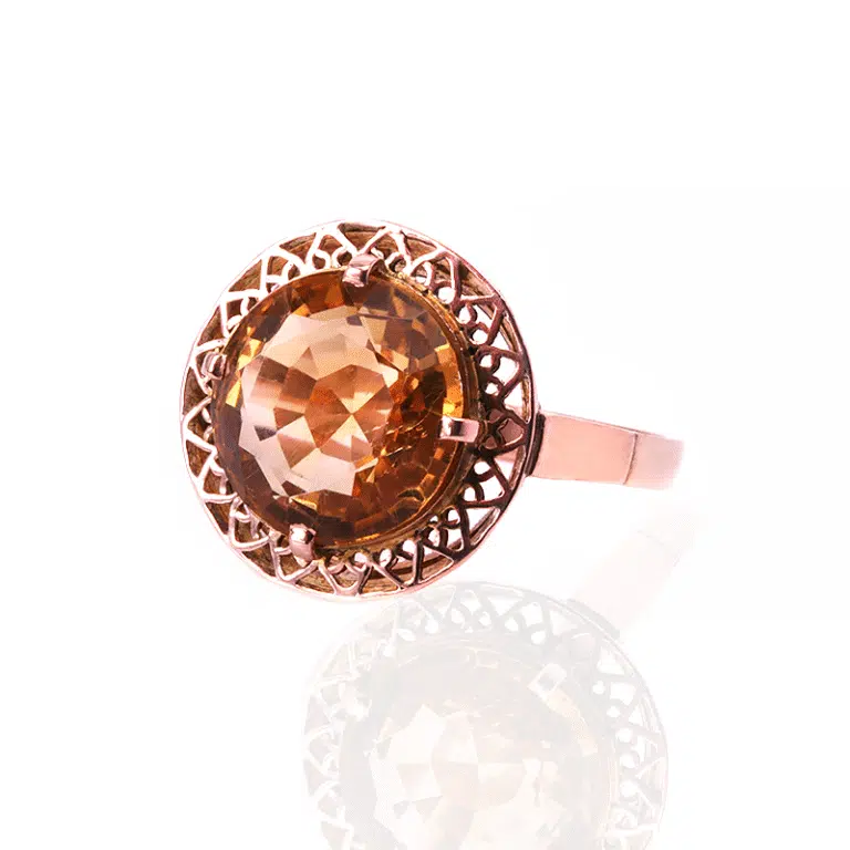 Vintage citrine ring