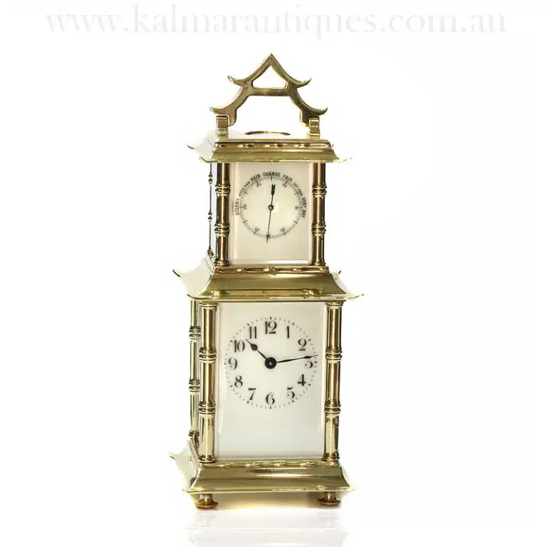 Antique Duverdrey & Bloquel compendium clock