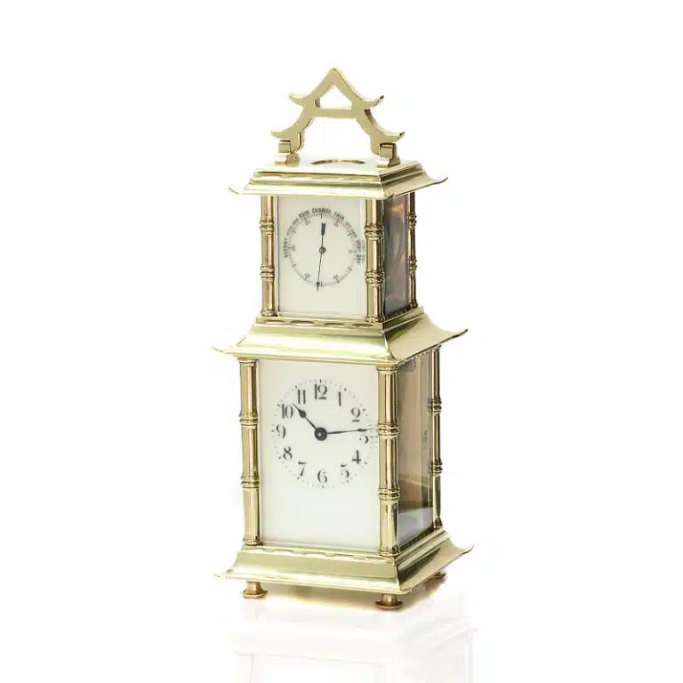 Antique Duverdrey & Bloquel compendium clock