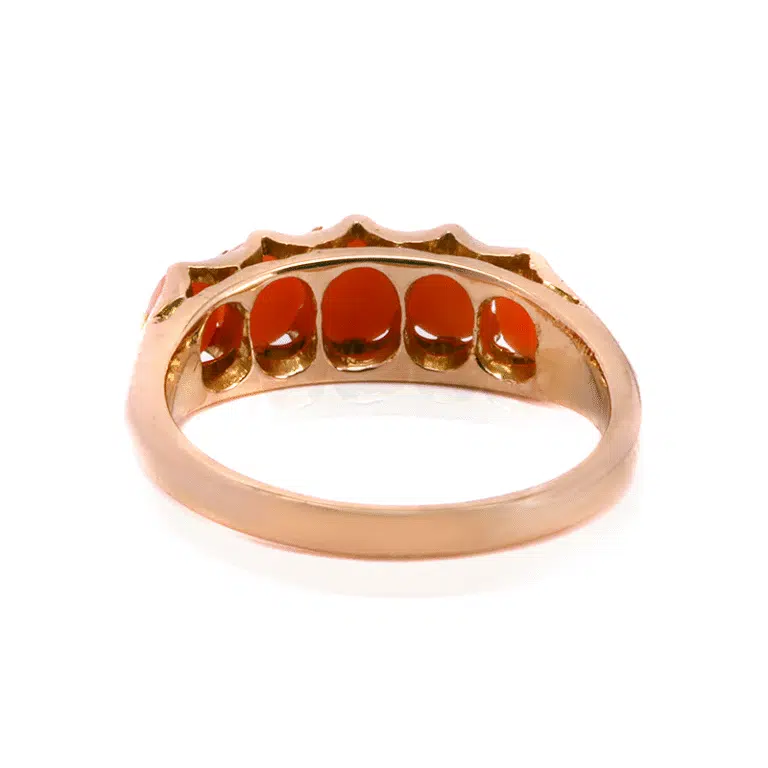 Antique coral ring