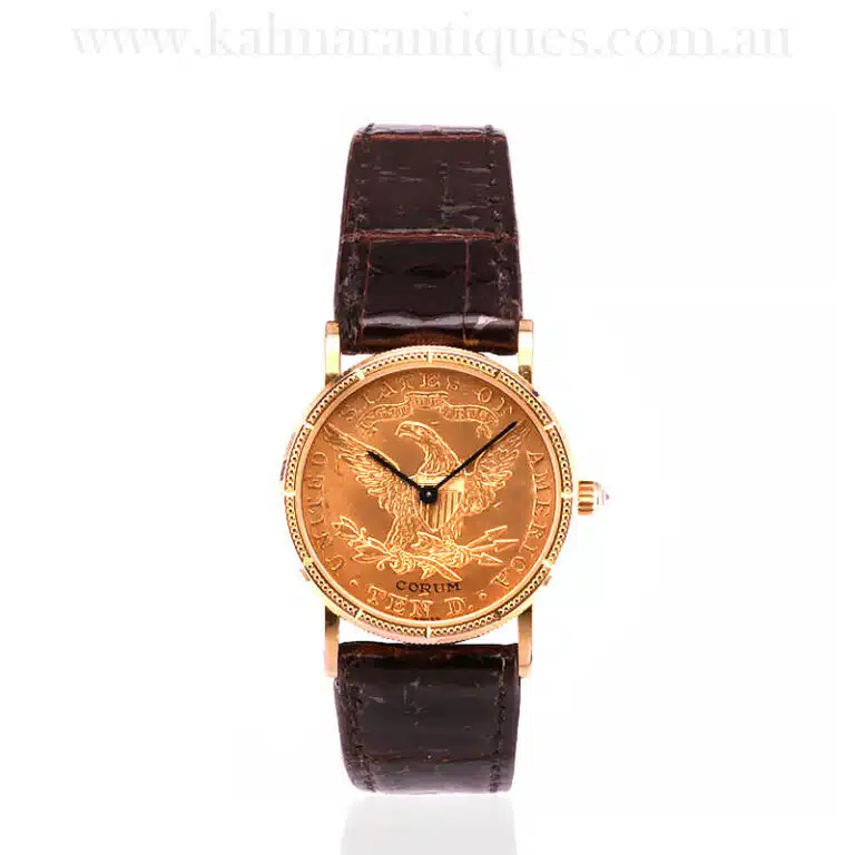 Corum gold coin watch