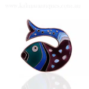 David Andersen fish brooch