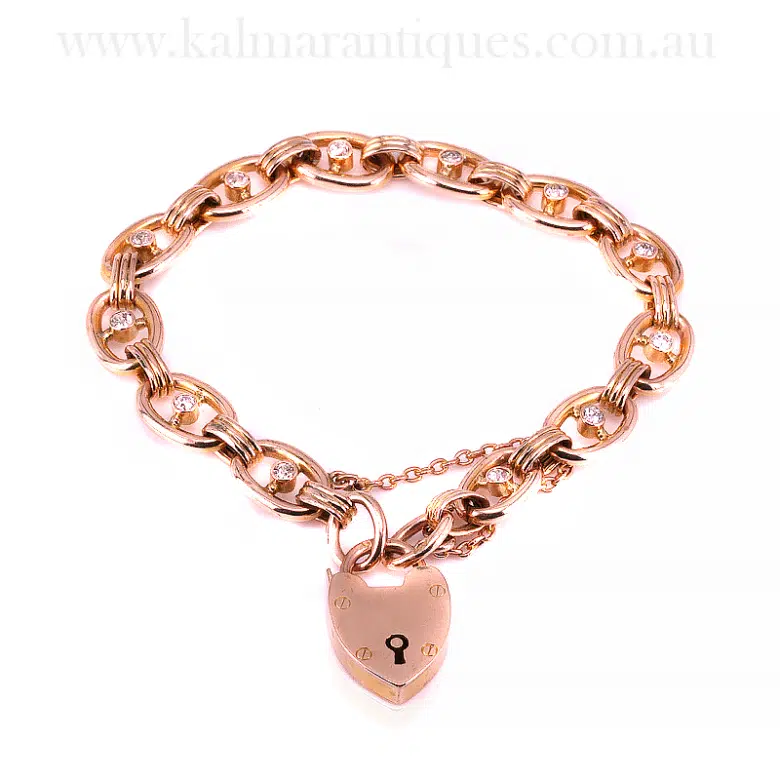 Antique diamond bracelet