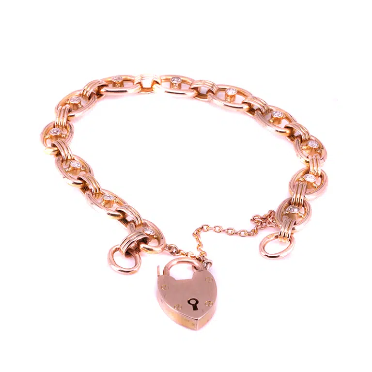 Antique diamond bracelet made in 1902