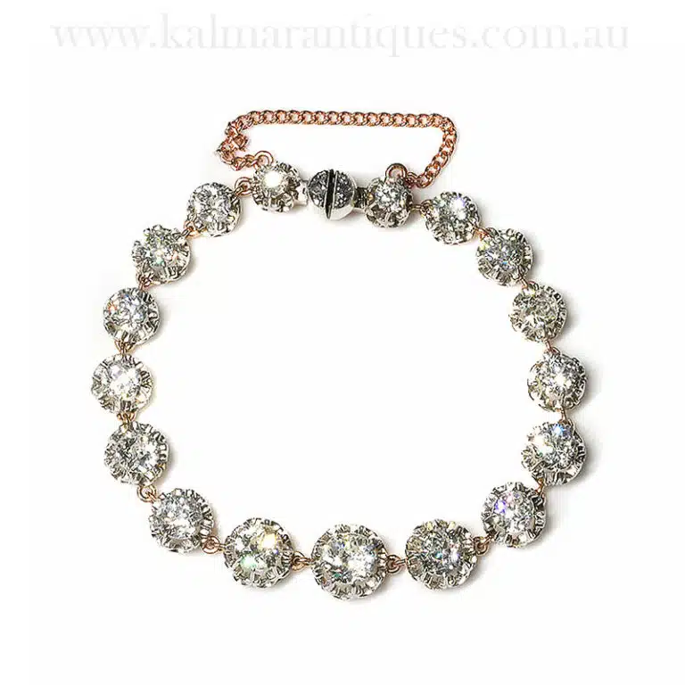 Exquisite Art Deco diamond bracelet