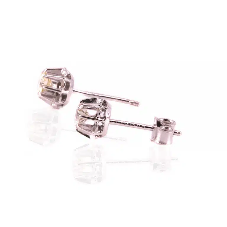 Vintage diamond earrings made in the 1920's