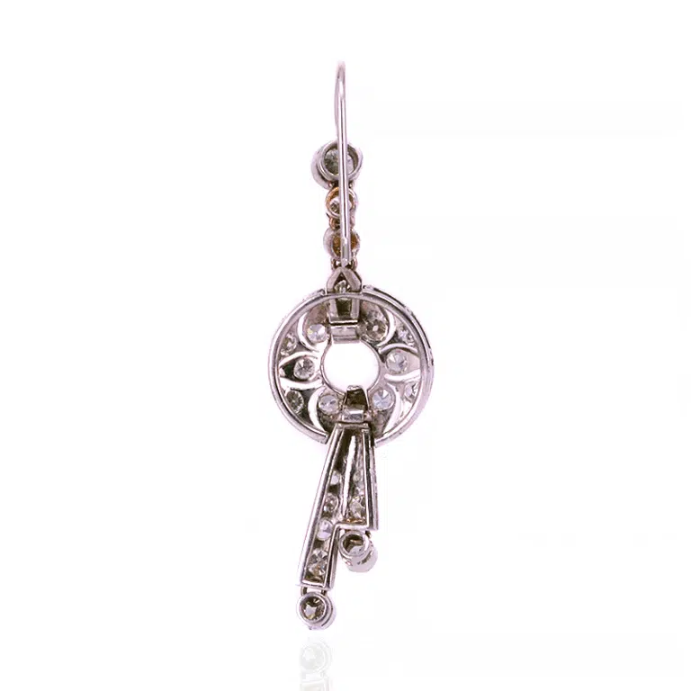 Art Deco diamond earrings