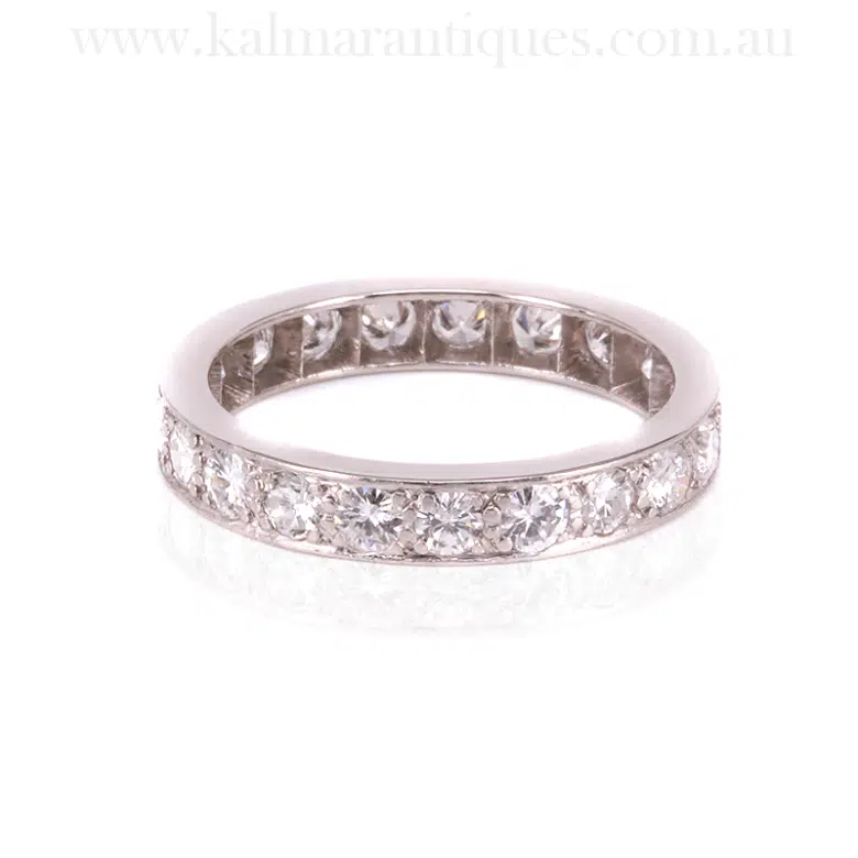 Vintage diamond eternity ring