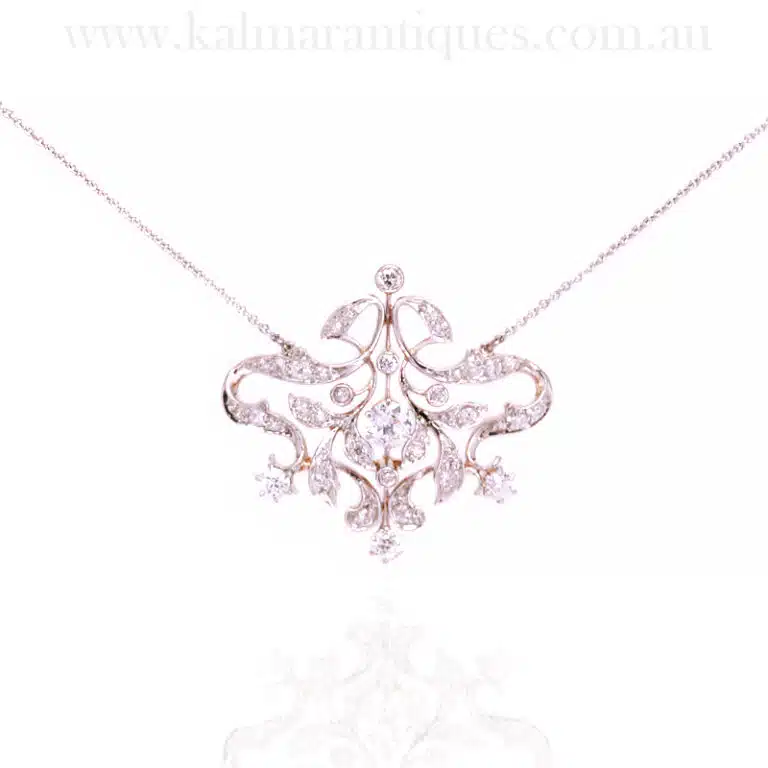 Early 1900s diamond necklace