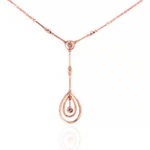 1920's diamond and pearl necklace