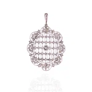 Exquisite Art Deco diamond pendant