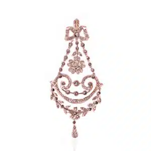 Mid-Victorian antique diamond pendant