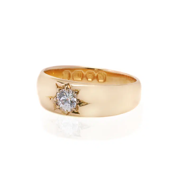 Antique diamond engagement ring
