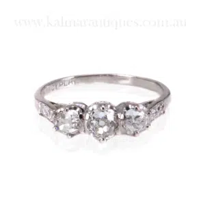 Diamond engagement ring from the 1920s
