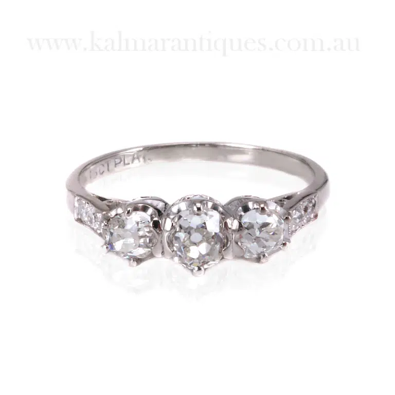 Diamond engagement ring from the 1920s