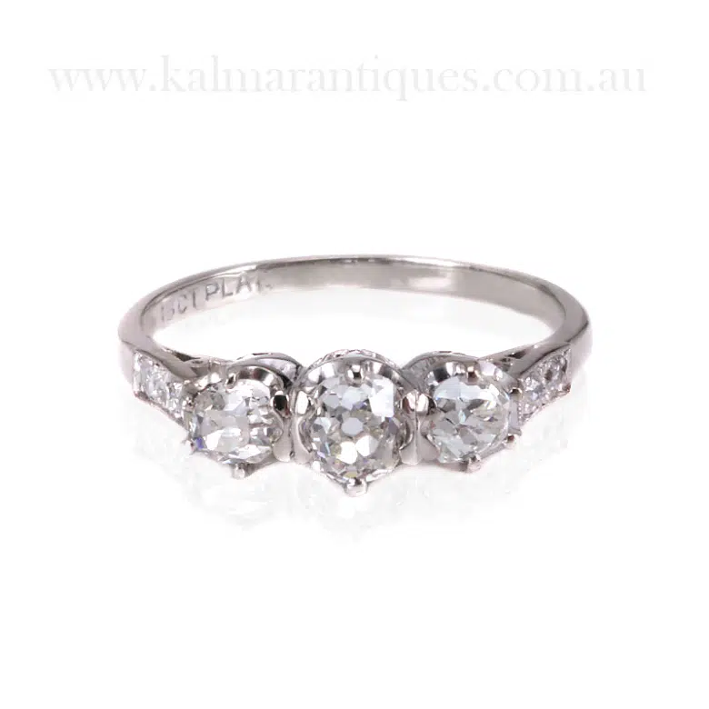 Diamond engagement ring from the 1920s