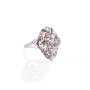 Art Deco diamond engagement ring