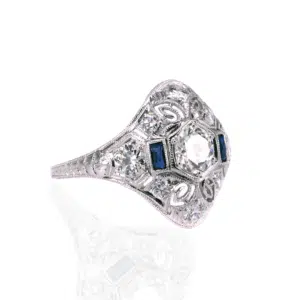 1920s Art Deco engagement ring