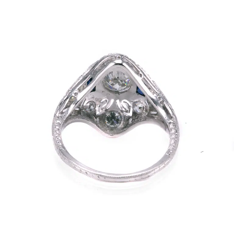 Art Deco engagement ring