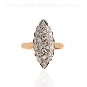 Art Deco diamond engagement ring
