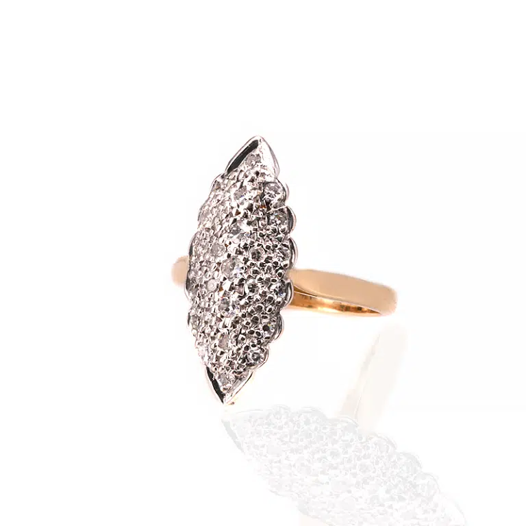 Art Deco diamond engagement ring