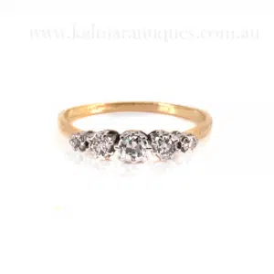 Art Deco diamond engagement ring