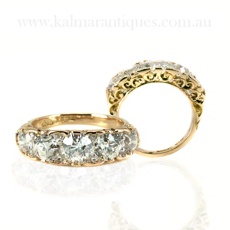 antique diamond engagement ring