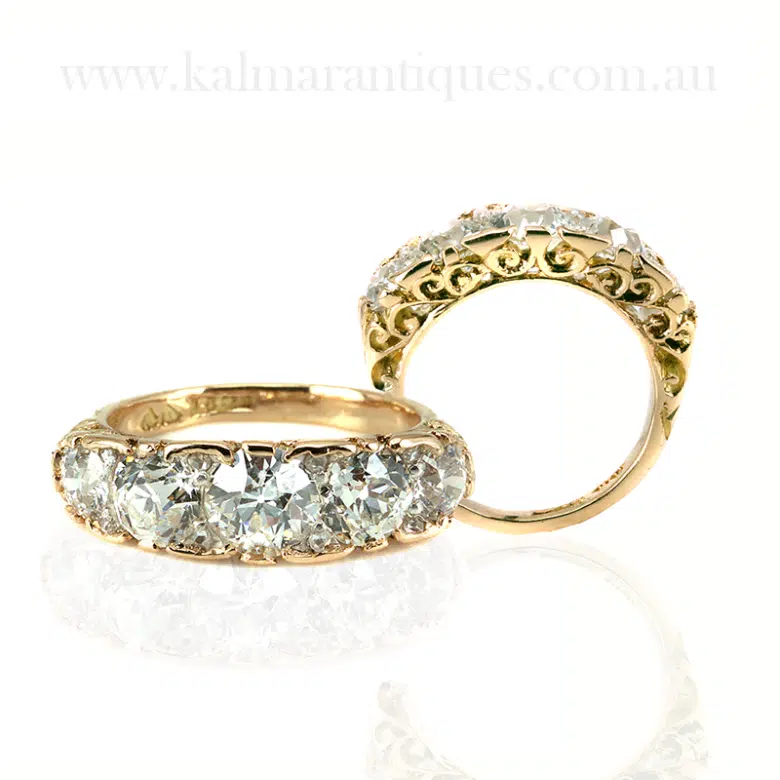antique diamond engagement ring