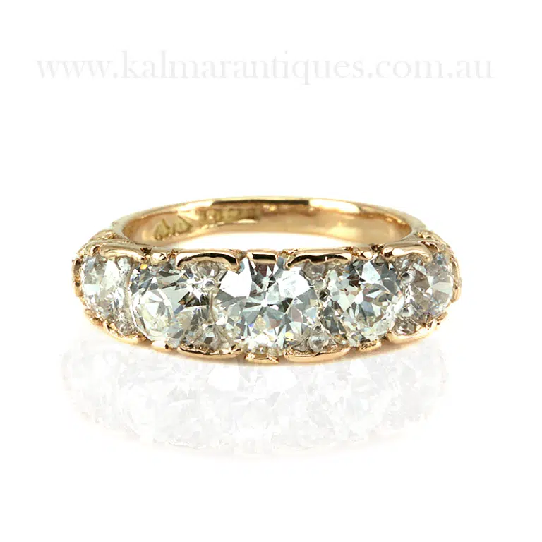 antique diamond engagement ring