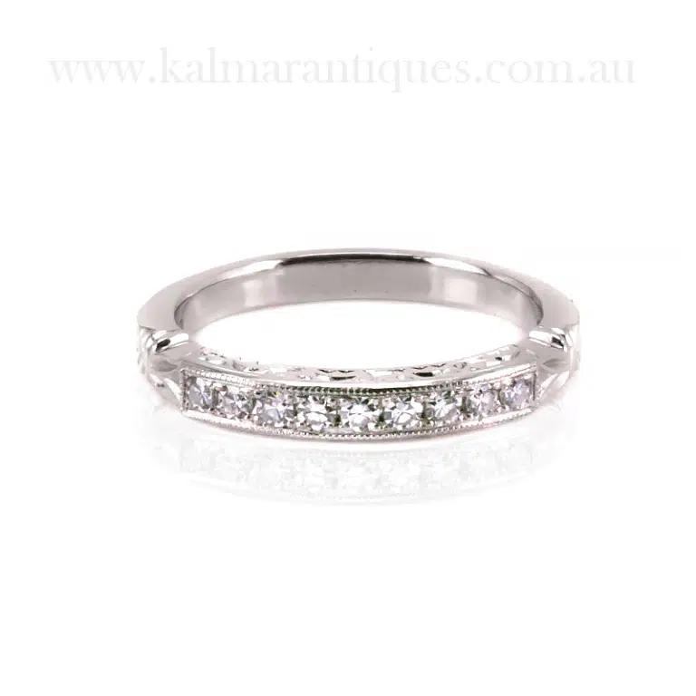Exquisite Platinum Diamond Engagement Ring
