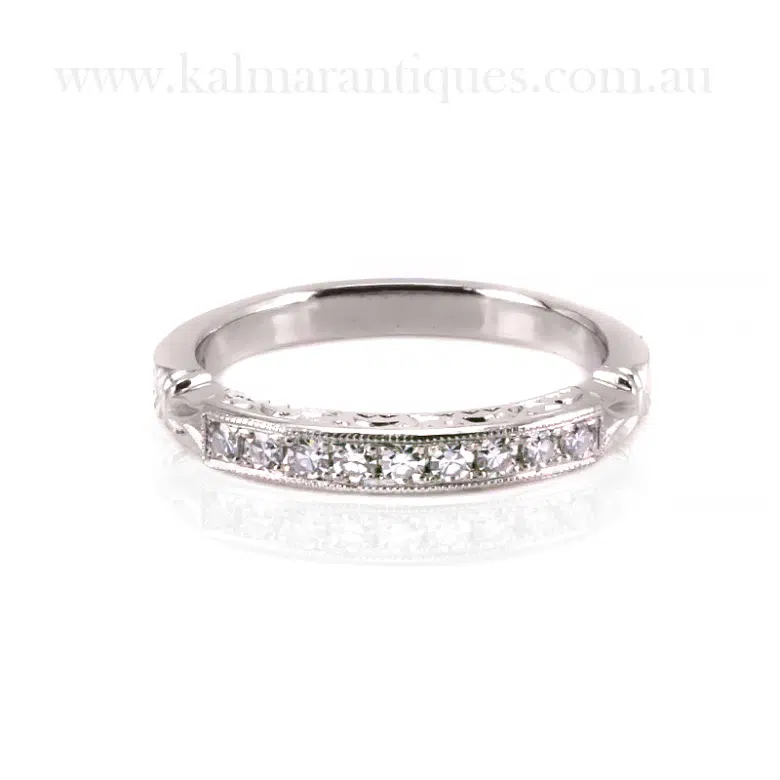 Exquisite Platinum Diamond Engagement Ring
