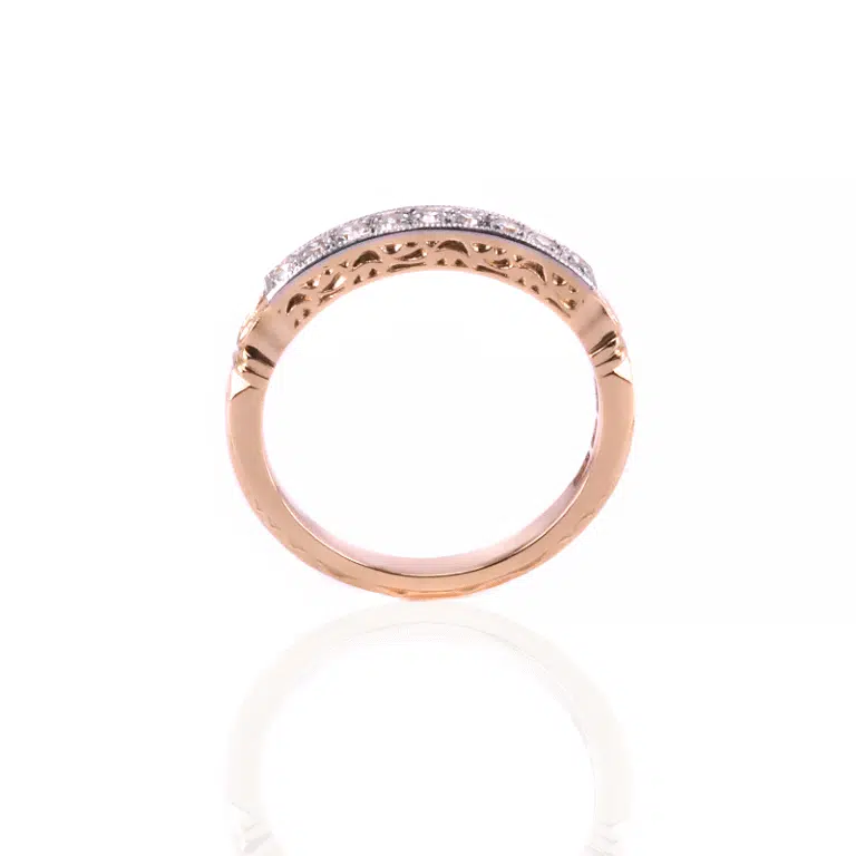Exquisite Kalmar Antiques Diamond Wedding Ring