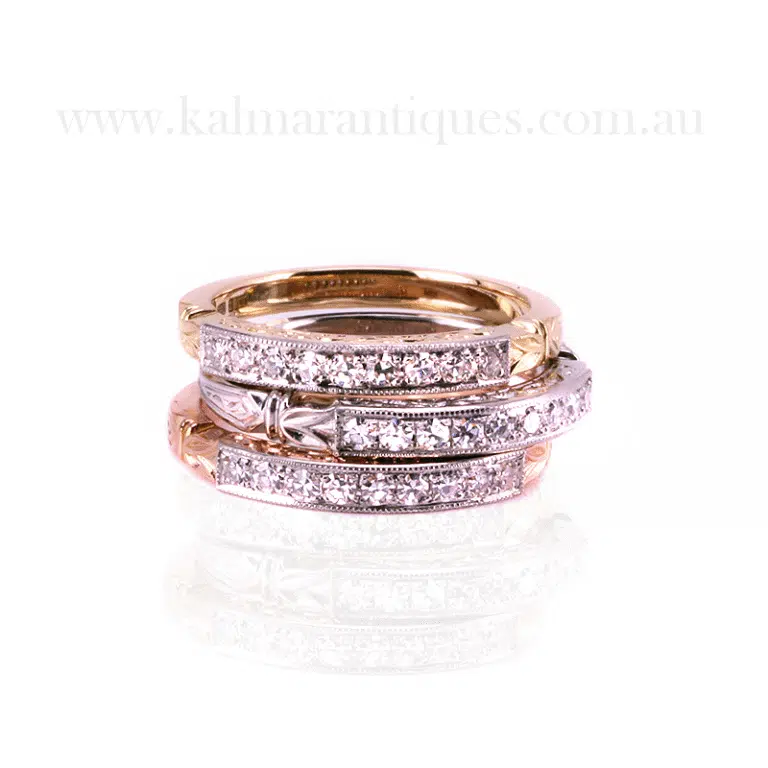 Diamond ring stack