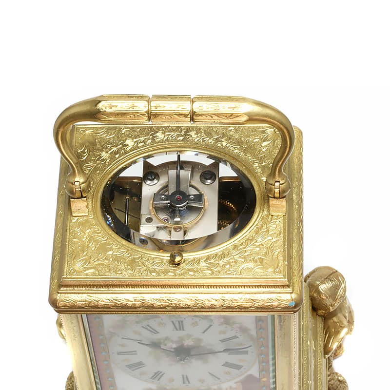 Antique Drocourt repeater carriage clock