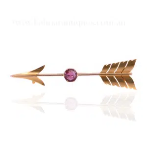 Antique arrow brooch