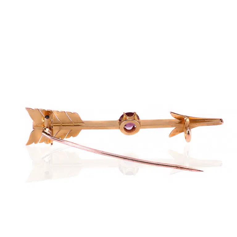 Antique arrow brooch