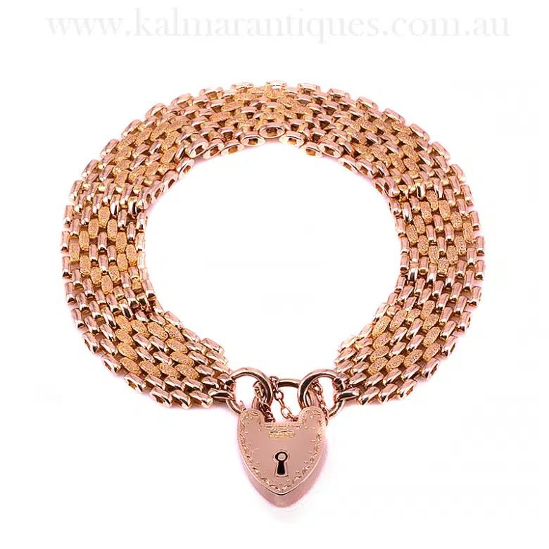Gorgeous antique gate bracelet