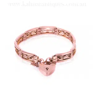 Antique gate bracelet