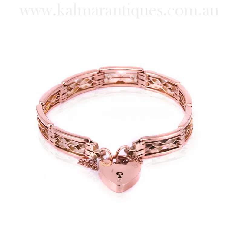 Antique gate bracelet