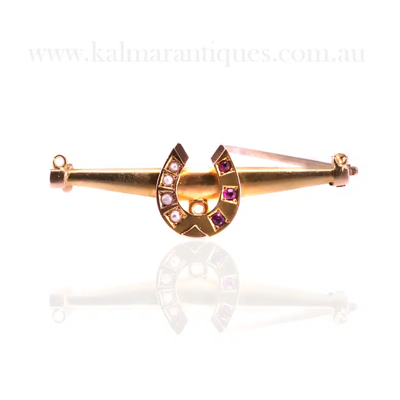 Horseshoe brooch