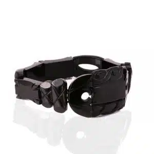 Antique Whitby Jet bracelet made in the Victorian era