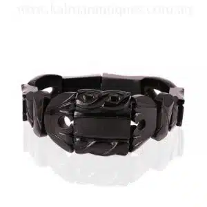Antique Whitby Jet bracelet made in the Victorian era